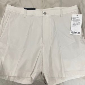 Lululemon abc slim shorts size 36. White. 7 inch . New with tags